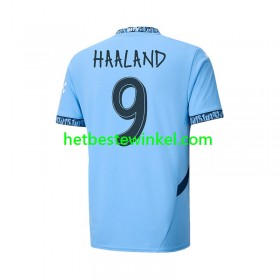 Manchester City UCL Font Haaland 9 Voetbalshirts Thuis 2024-25